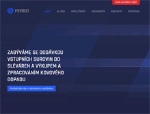 Tablet Screenshot of ferbo.cz